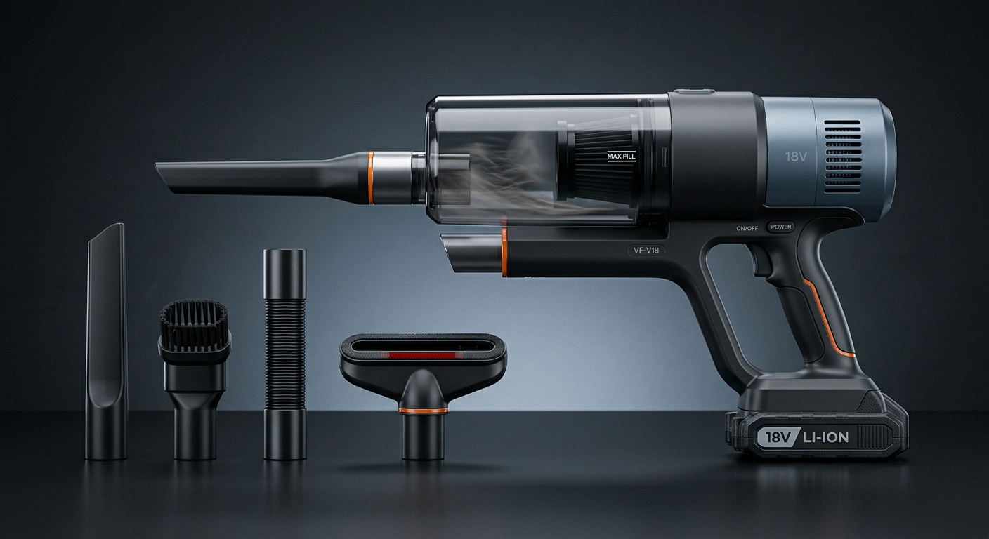 VF-V18 handheld car vacuum